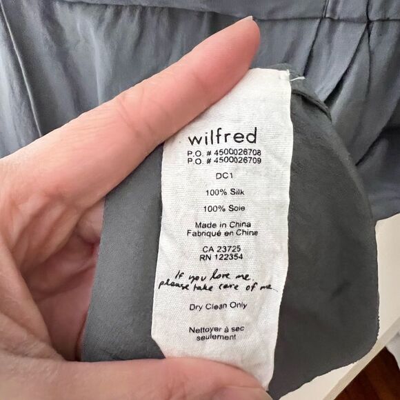 Wilfred silk long sleeve dress - Picture 5 of 5